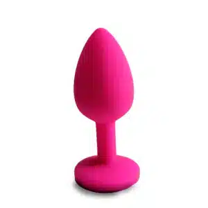 Plug anal silicona rosado M