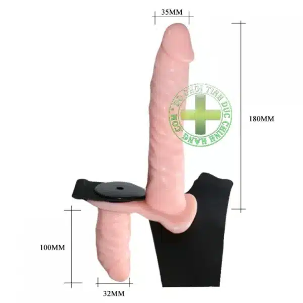 Arnés doble pene + vibración - Imagen 2