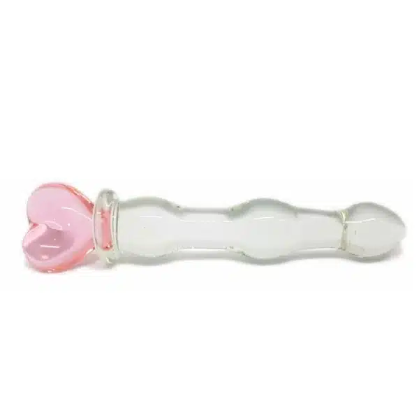 Dildo cristal corazon - Imagen 2