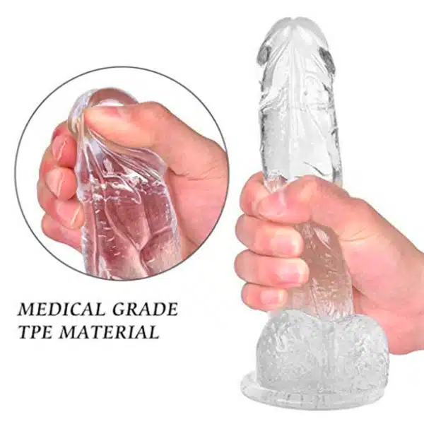 Dildo transparente - Imagen 2