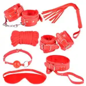 Kit BDSM Rojo